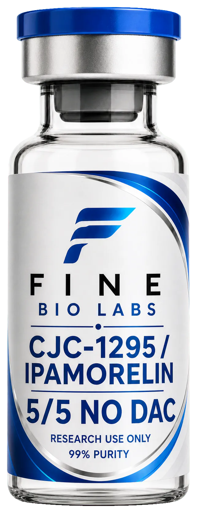 CJC-1295 / Ipamorelin 5/5 (No DAC) research vial